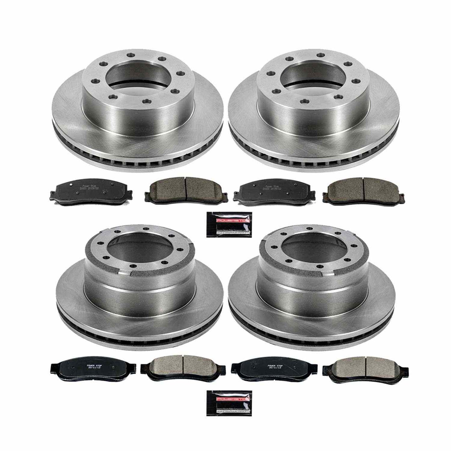 PowerStop Power Stop 2012 Ford F-350 Super Duty Front & Rear Autospecialty Brake Kit KOE6546