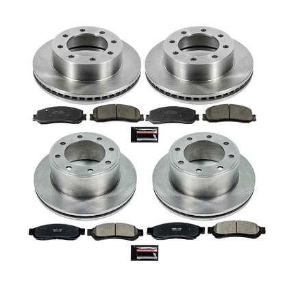 PowerStop Power Stop 2012 Ford F-250 Super Duty Front & Rear Autospecialty Brake Kit KOE6547