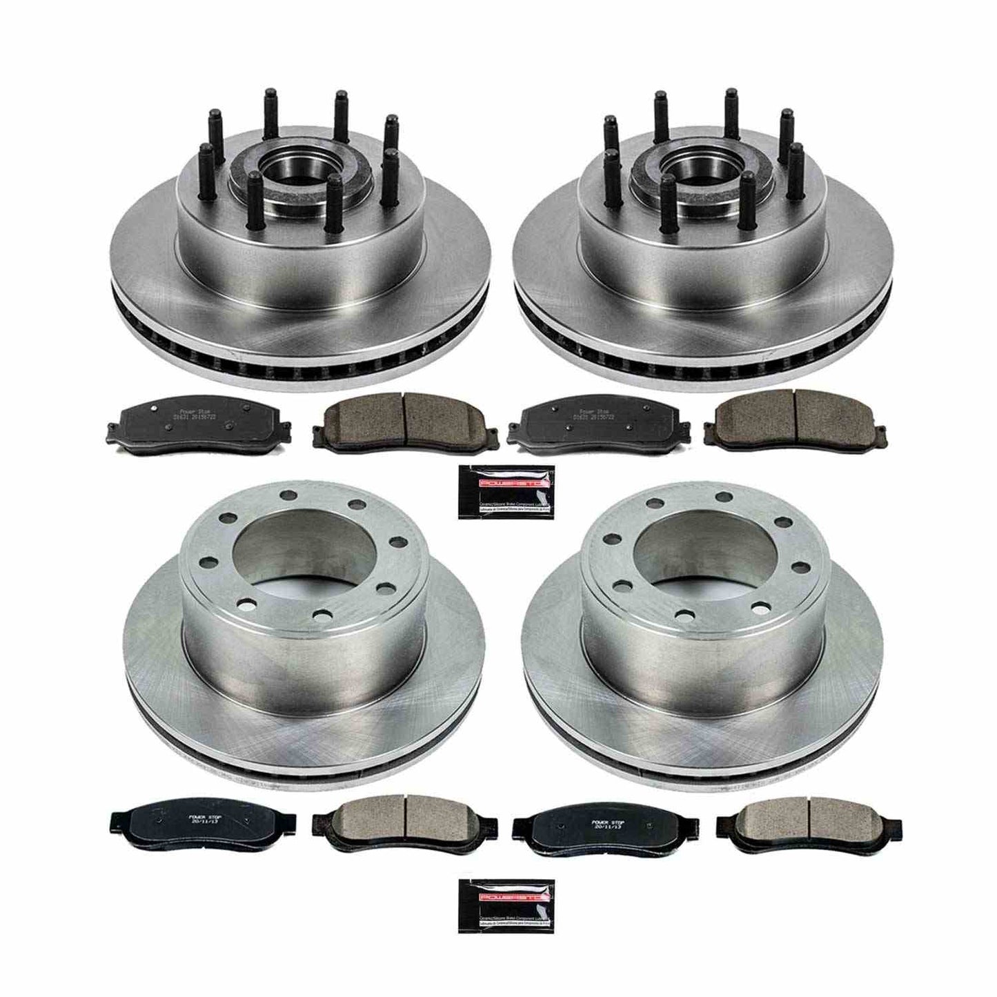 PowerStop Power Stop 2012 Ford F-250 Super Duty Front & Rear Autospecialty Brake Kit KOE6551