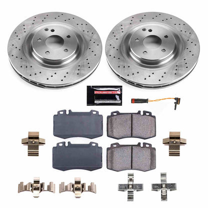 PowerStop Power Stop 03-06 Mercedes-Benz CLK500 Front Autospecialty Brake Kit KOE6585