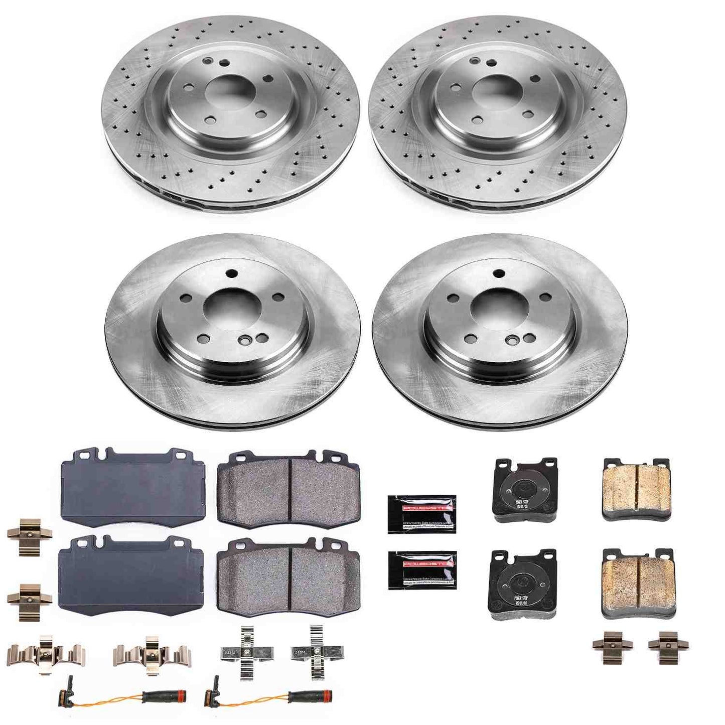 PowerStop Power Stop 03-06 Mercedes-Benz CLK500 Front & Rear Autospecialty Brake Kit KOE6586