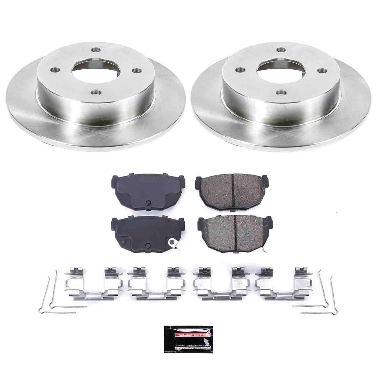 PowerStop Power Stop 89-98 Nissan 240SX Rear Autospecialty Brake Kit KOE659