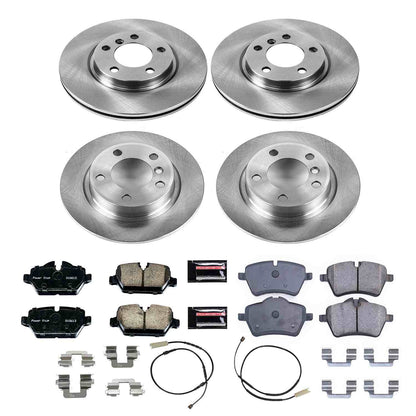 PowerStop Power Stop 11-16 Mini Cooper Countryman Front & Rear Autospecialty Brake Kit KOE6666