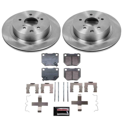 PowerStop Power Stop 89-96 Nissan 300ZX Rear Autospecialty Brake Kit KOE666