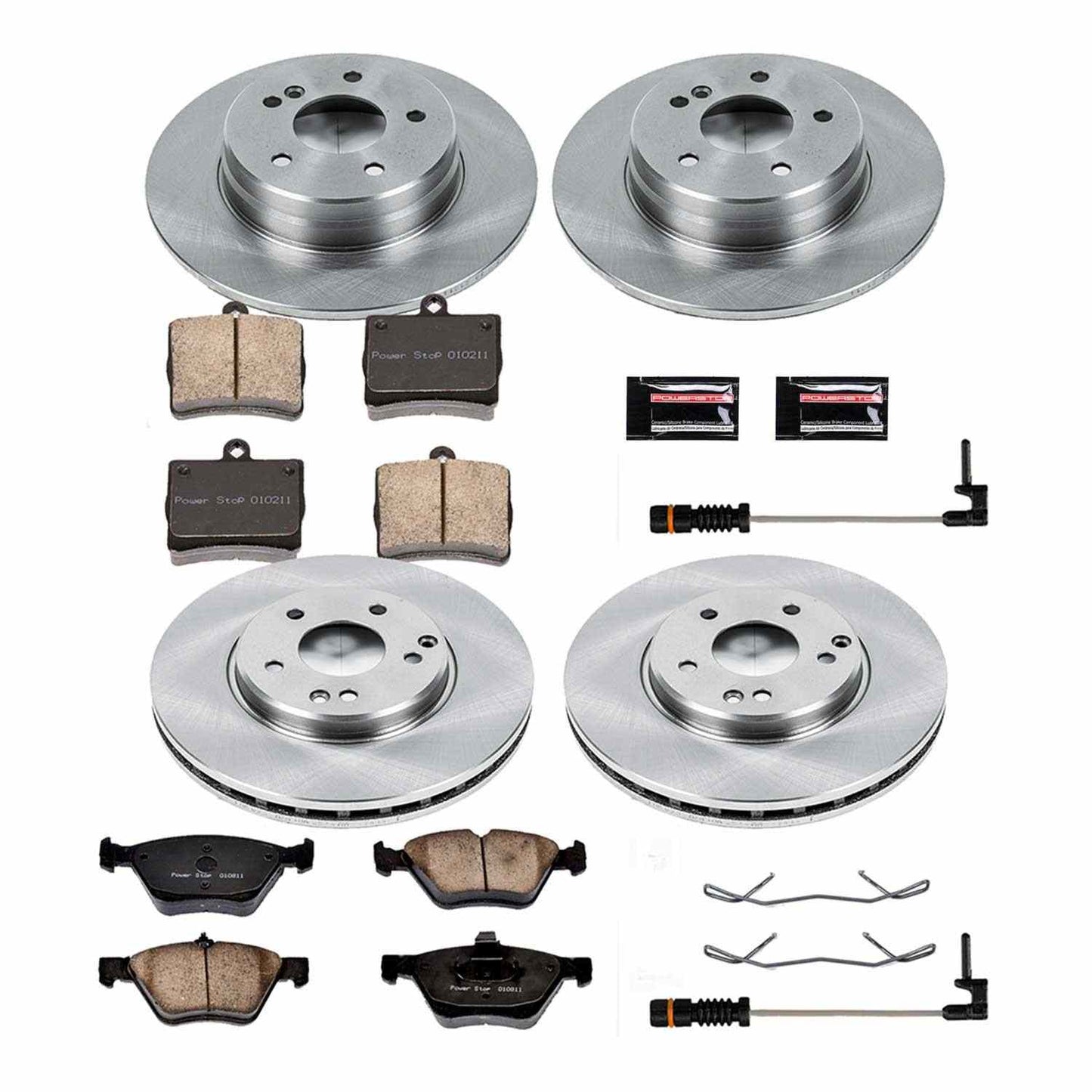 PowerStop Power Stop 00-03 Mercedes-Benz CLK430 Front & Rear Autospecialty Brake Kit KOE6700