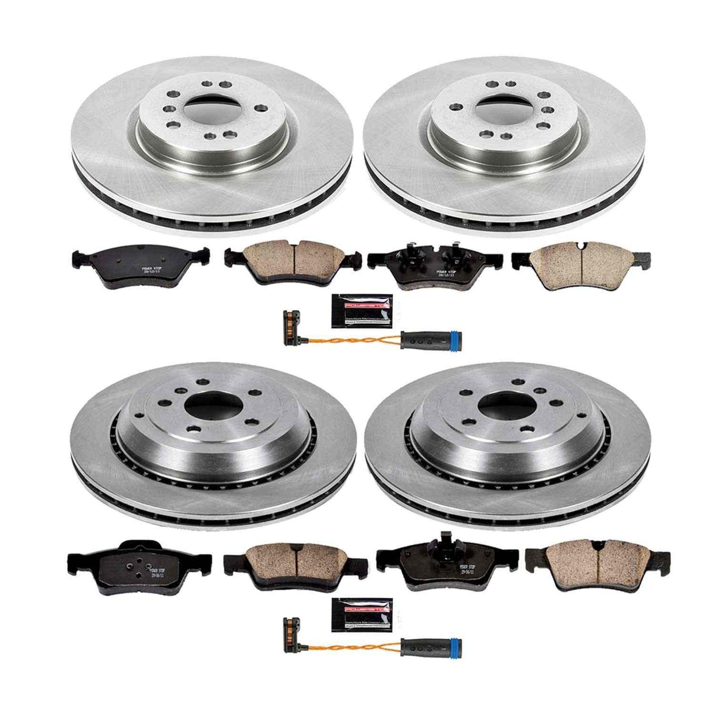 PowerStop Power Stop 10-11 Mercedes-Benz ML450 Front & Rear Autospecialty Brake Kit KOE6711