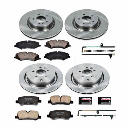 PowerStop Power Stop 2010 Land Rover LR4 Front & Rear Autospecialty Brake Kit KOE6720