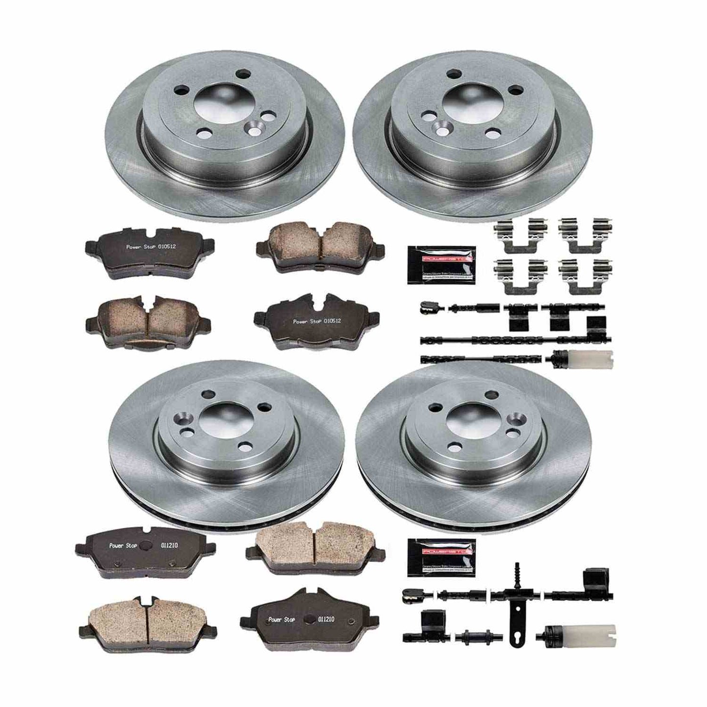 PowerStop Power Stop 11-16 Mini Cooper Front & Rear Autospecialty Brake Kit KOE6740