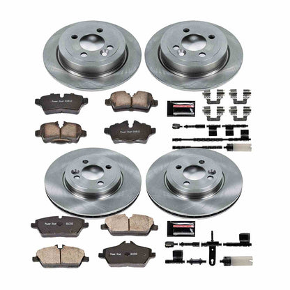 PowerStop Power Stop 11-16 Mini Cooper Front & Rear Autospecialty Brake Kit KOE6740