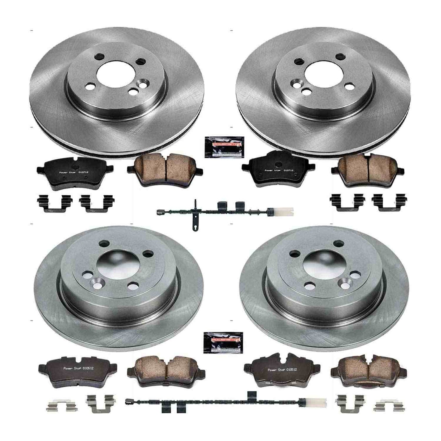 PowerStop Power Stop 11-16 Mini Cooper Front & Rear Autospecialty Brake Kit KOE6742