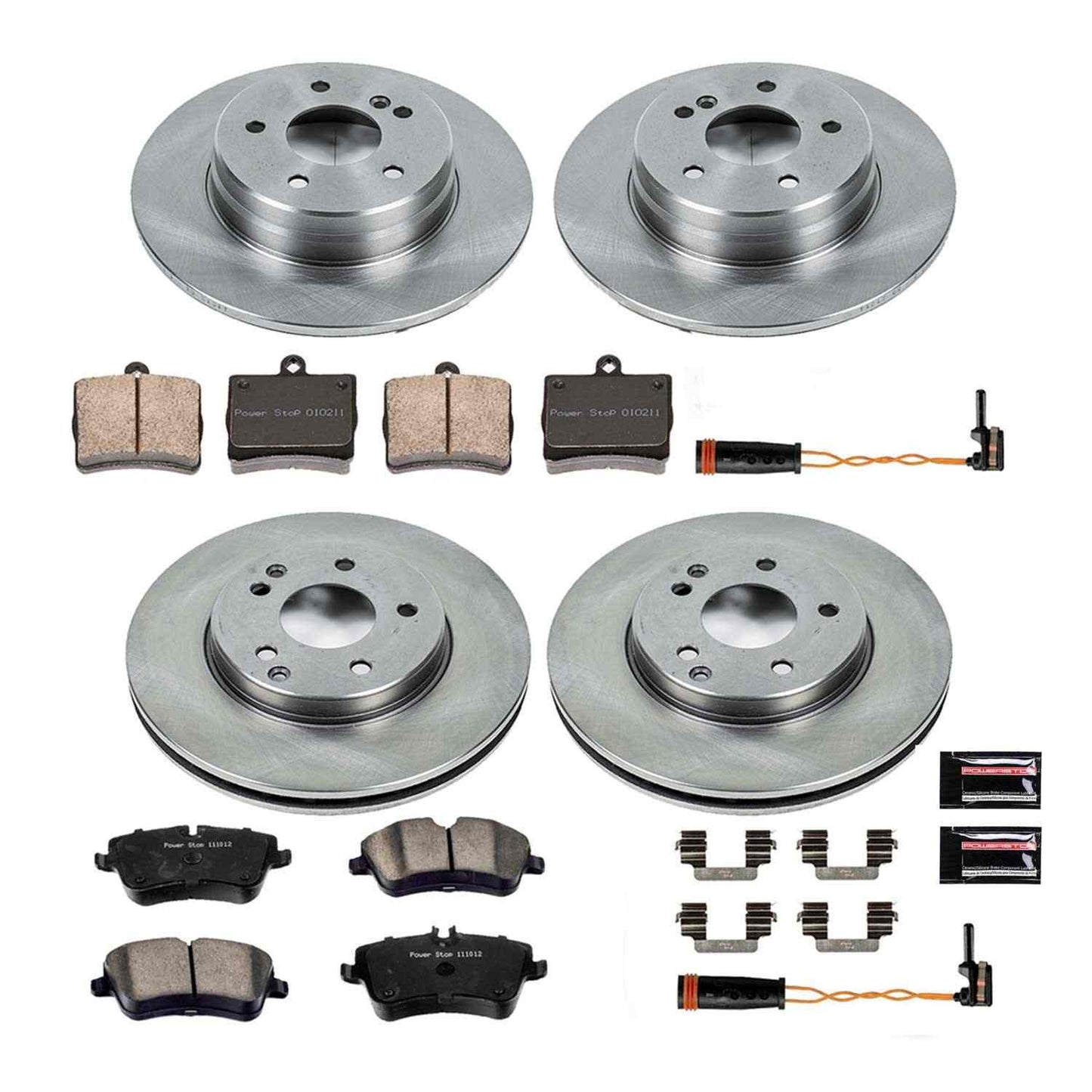 PowerStop Power Stop 2003 Mercedes-Benz S430 Front & Rear Autospecialty Brake Kit KOE6746