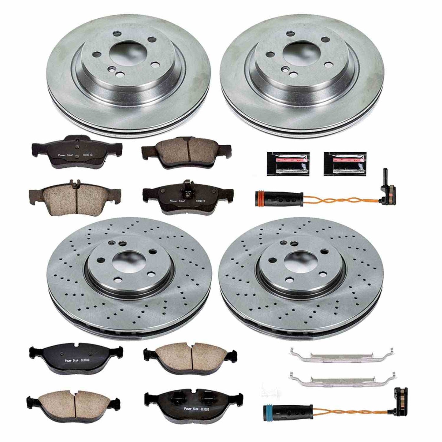 PowerStop Power Stop 03-06 Mercedes-Benz S430 Front & Rear Autospecialty Brake Kit KOE6747
