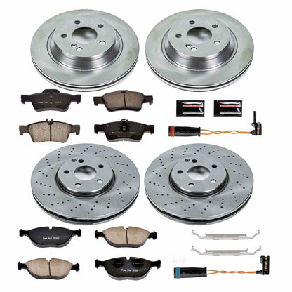 PowerStop Power Stop 03-06 Mercedes-Benz S430 Front & Rear Autospecialty Brake Kit KOE6747