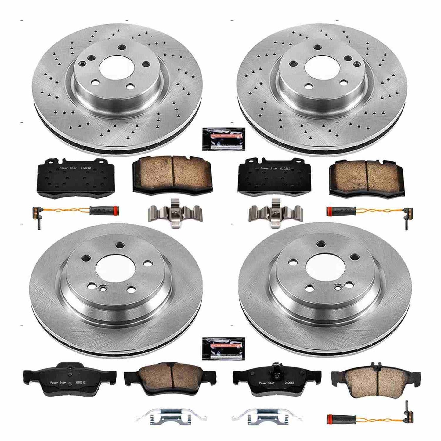 PowerStop Power Stop 2003 Mercedes-Benz SL500 Front & Rear Autospecialty Brake Kit KOE6751