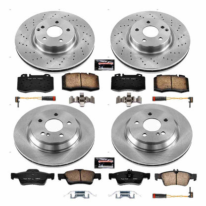PowerStop Power Stop 2003 Mercedes-Benz SL500 Front & Rear Autospecialty Brake Kit KOE6751