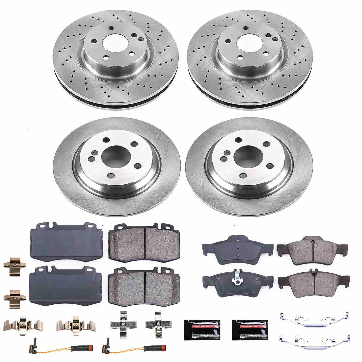 PowerStop Power Stop 07-12 Mercedes-Benz SL550 Front & Rear Autospecialty Brake Kit KOE6754