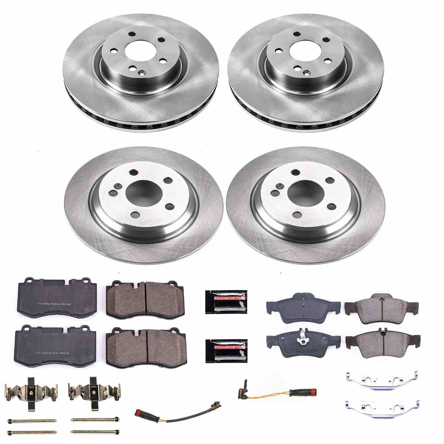 PowerStop Power Stop 10-13 Mercedes-Benz S400 Front & Rear Autospecialty Brake Kit KOE6758