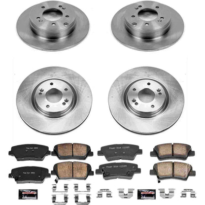 PowerStop Power Stop 12-17 Hyundai Azera Front & Rear Autospecialty Brake Kit KOE6765