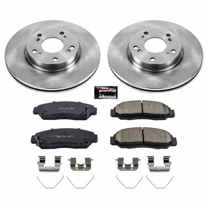 PowerStop Power Stop 12-15 Honda Civic Front Autospecialty Brake Kit KOE6766