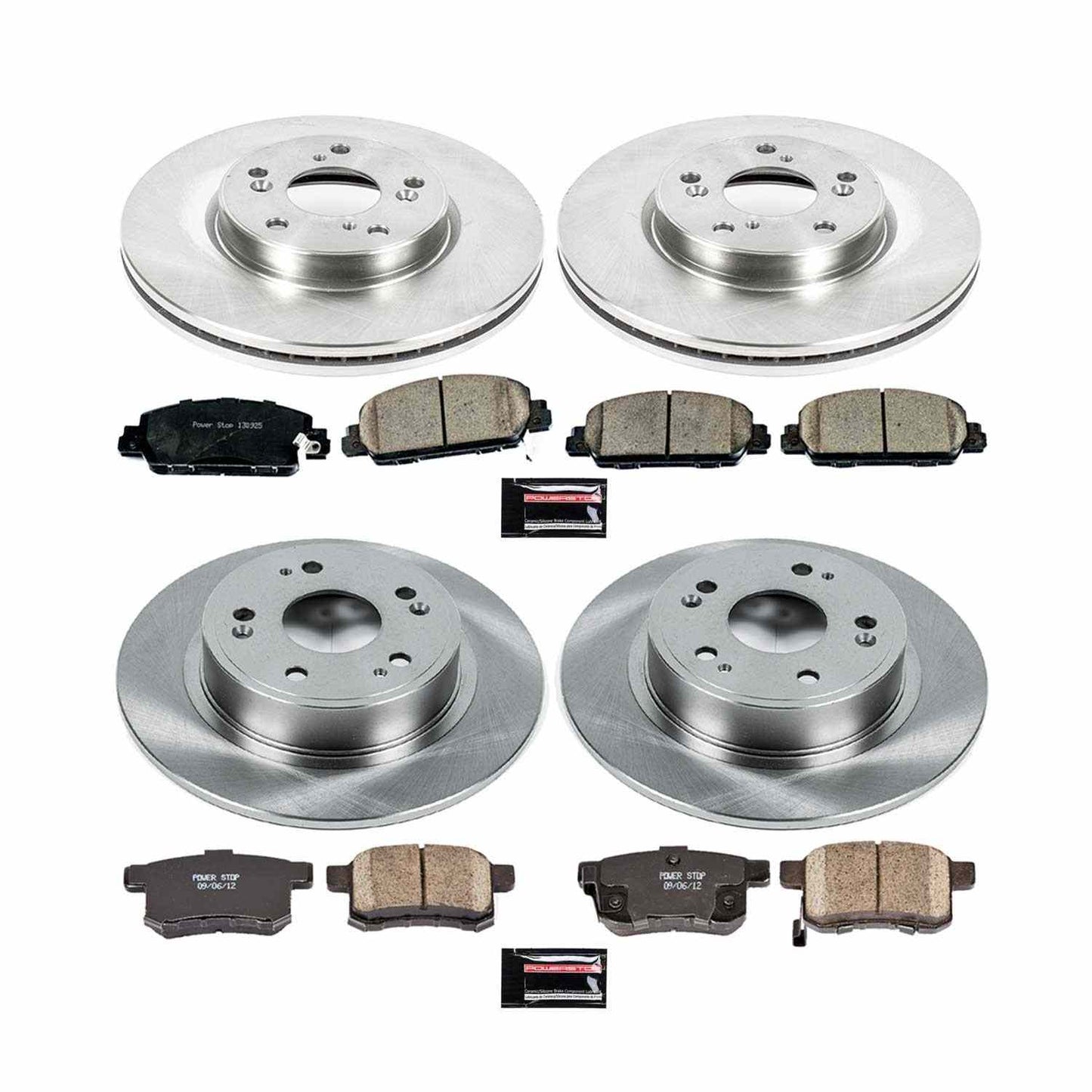 PowerStop Power Stop 13-17 Honda Accord Front & Rear Autospecialty Brake Kit KOE6778