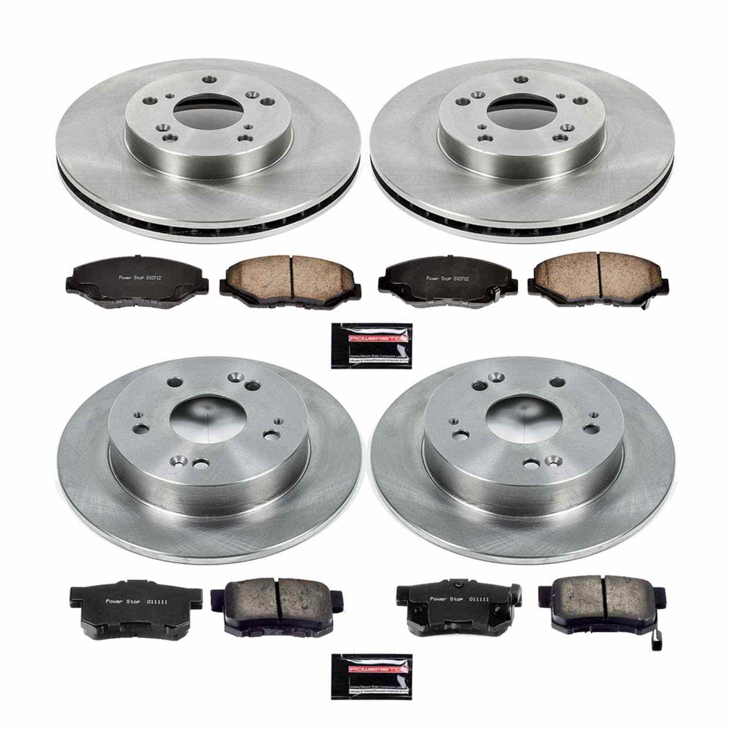 PowerStop Power Stop 14-15 Acura ILX Front & Rear Autospecialty Brake Kit KOE6781