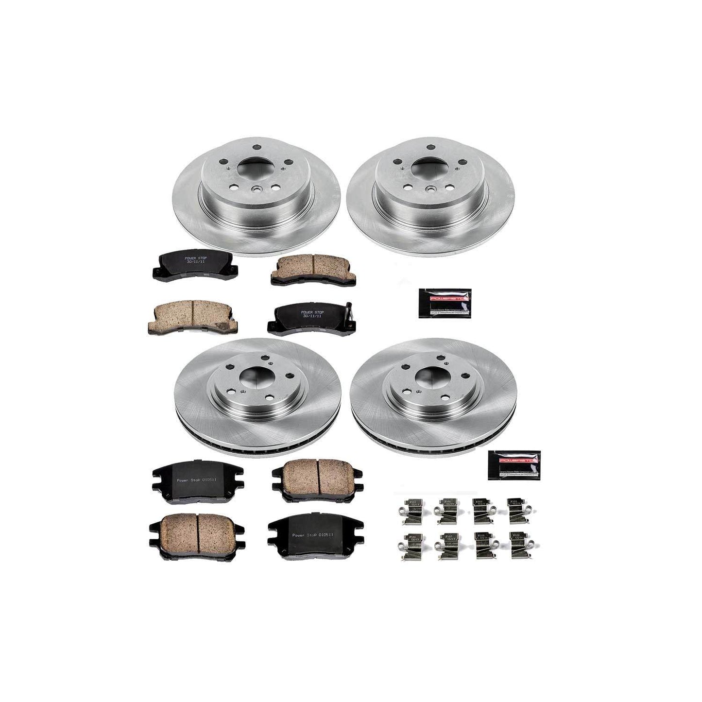 PowerStop Power Stop 02-03 Lexus RX300 Front & Rear Autospecialty Brake Kit KOE6783