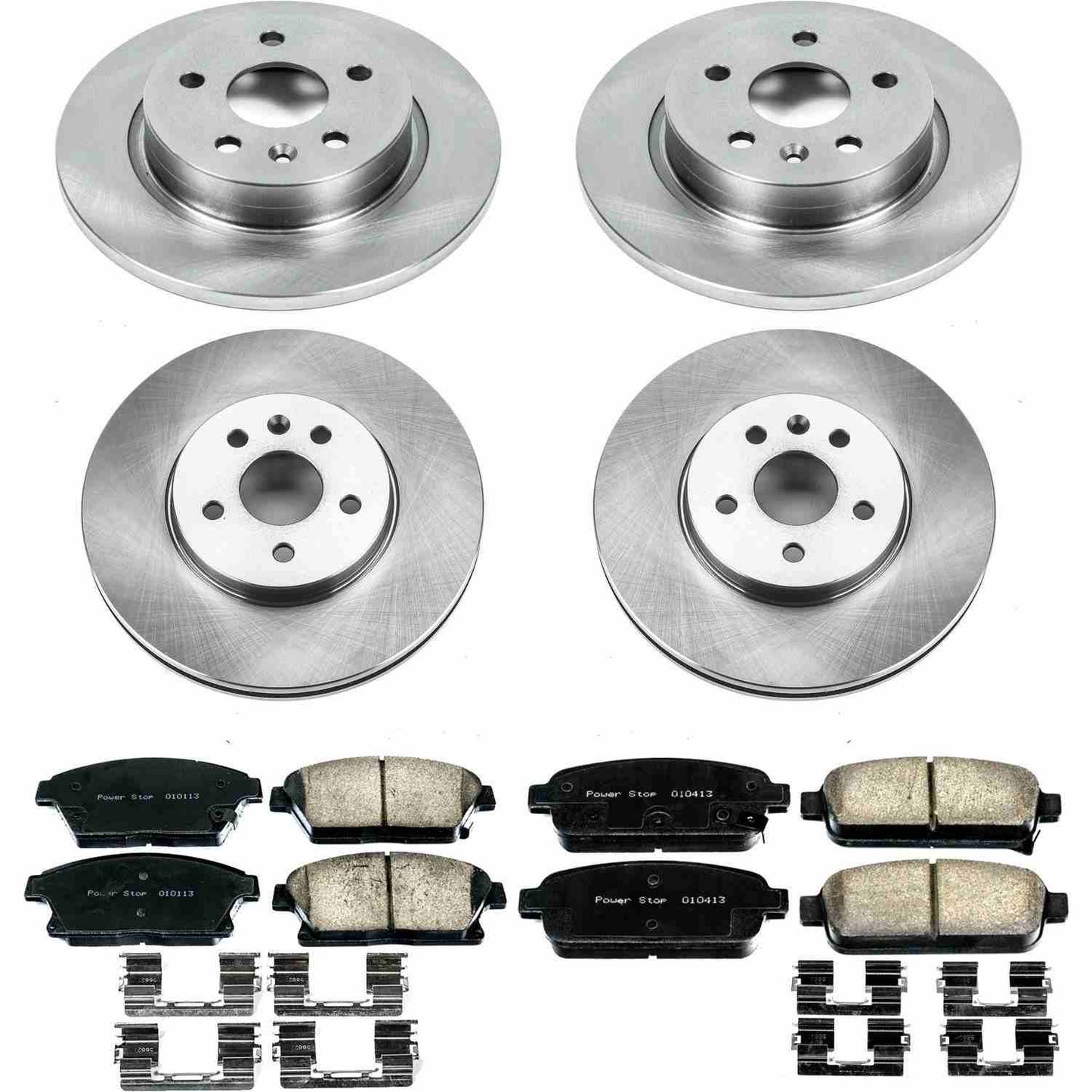 PowerStop Power Stop 13-18 Buick Encore Front & Rear Autospecialty Brake Kit KOE6792