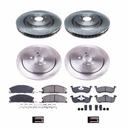 PowerStop Power Stop 13-18 Lincoln MKT Front & Rear Autospecialty Brake Kit KOE6804