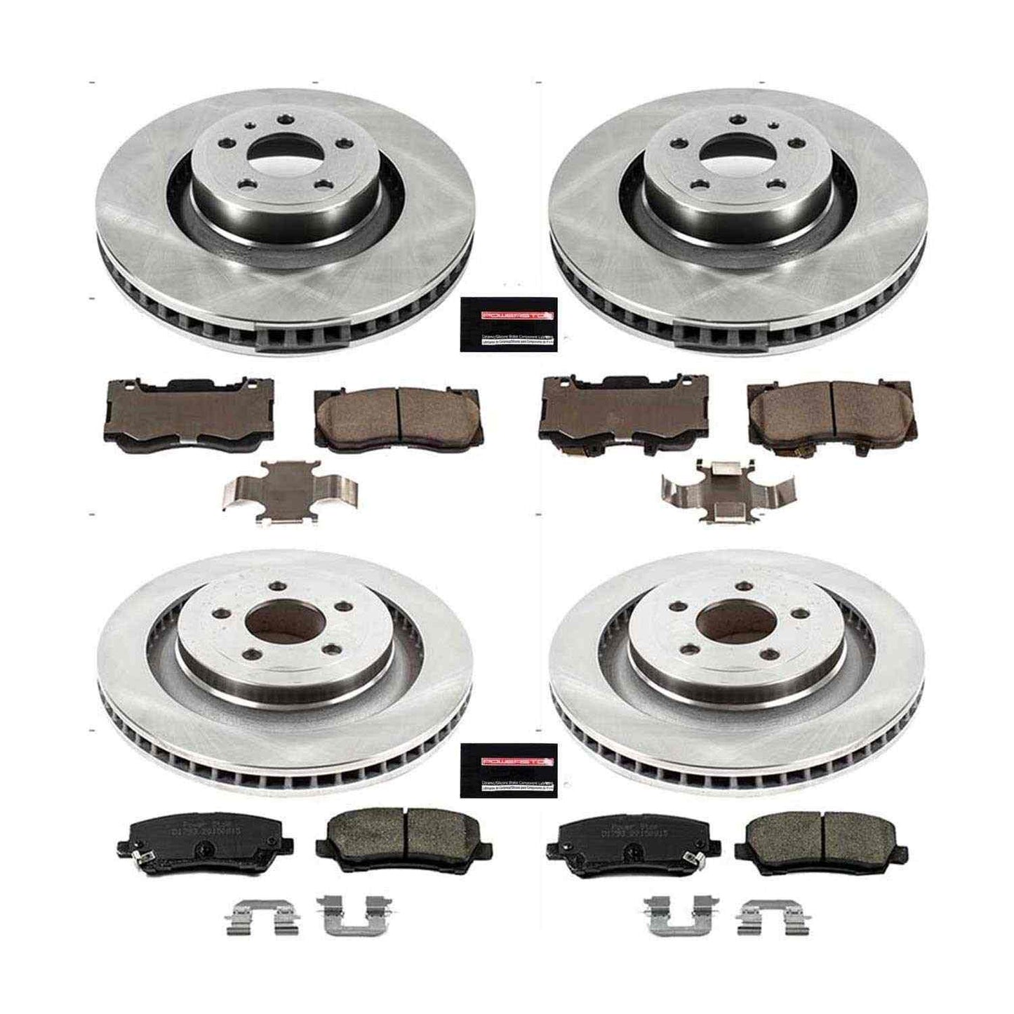 PowerStop Power Stop 15-19 Ford Mustang Front & Rear Autospecialty Brake Kit KOE6805