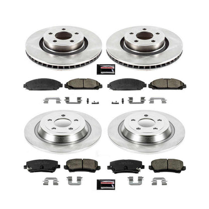 PowerStop Power Stop 15-19 Ford Mustang Front & Rear Autospecialty Brake Kit KOE6808