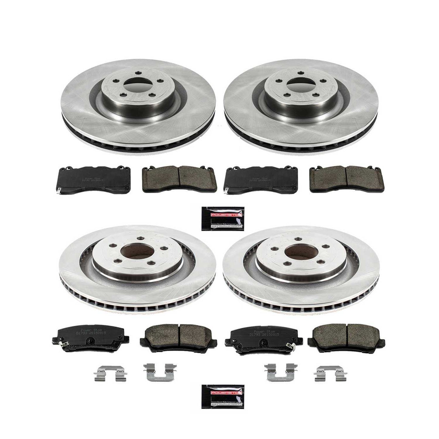 PowerStop Power Stop 15-19 Ford Mustang Front & Rear Autospecialty Brake Kit KOE6810