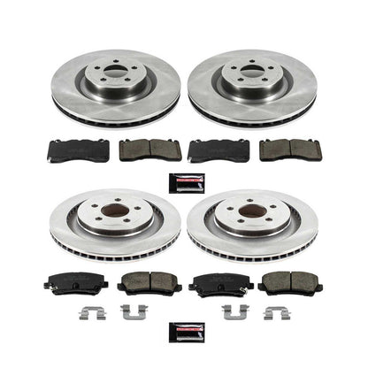 PowerStop Power Stop 15-19 Ford Mustang Front & Rear Autospecialty Brake Kit KOE6810