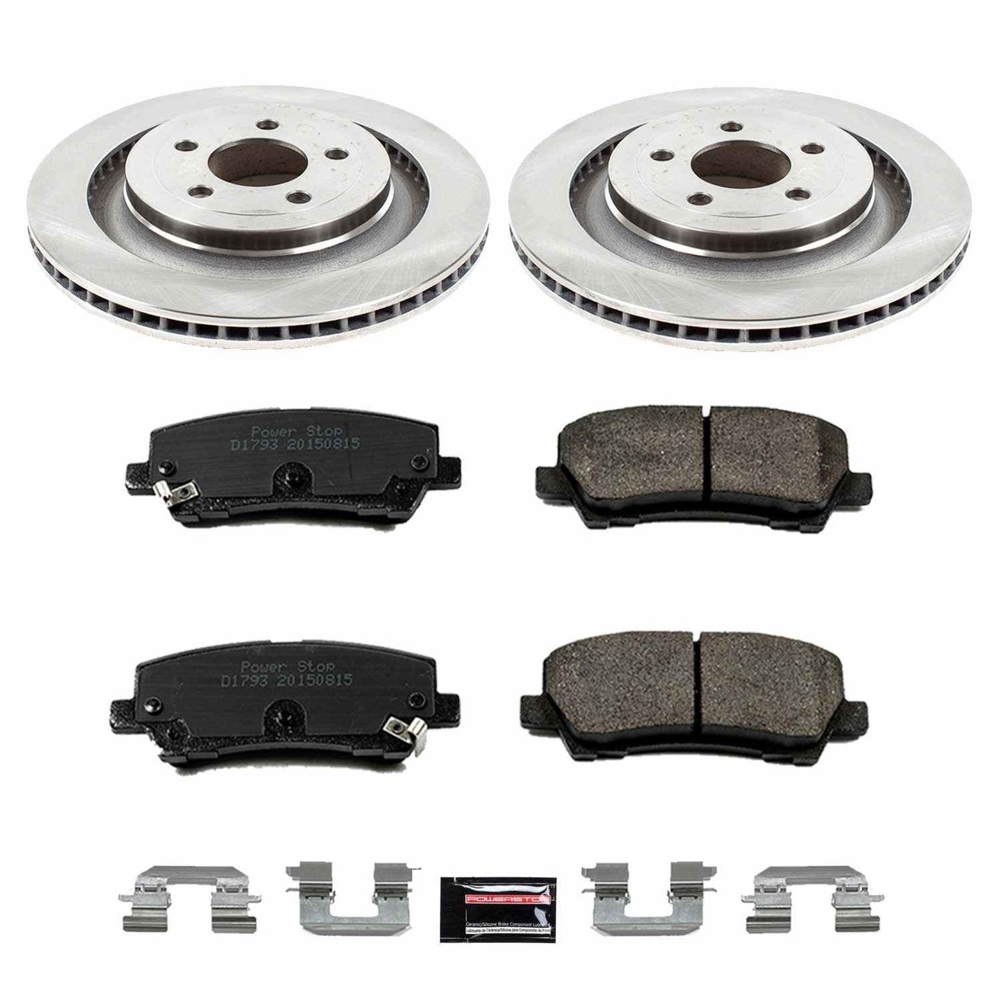 PowerStop Power Stop 15-19 Ford Mustang Rear Autospecialty Brake Kit KOE6812