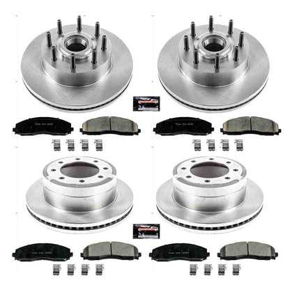 PowerStop Power Stop 12-19 Ford F-250 Super Duty Front & Rear Autospecialty Brake Kit KOE6820