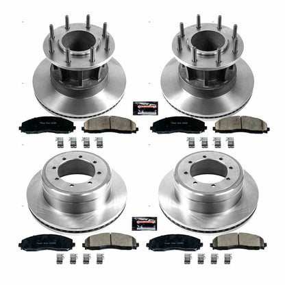 PowerStop Power Stop 13-16 Ford F-350 Super Duty Front & Rear Autospecialty Brake Kit KOE6822