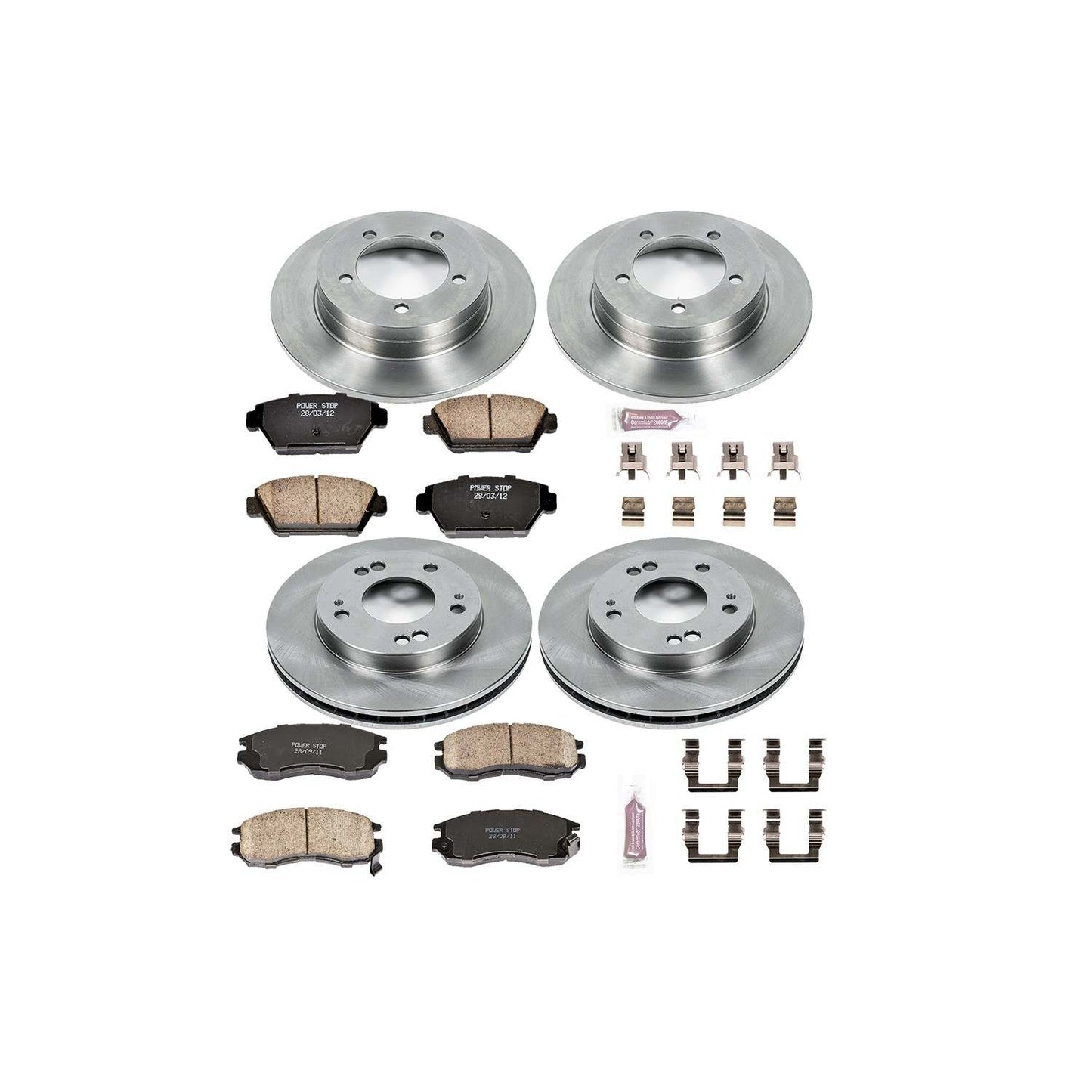 PowerStop Power Stop 90-94 Eagle Talon Front & Rear Autospecialty Brake Kit KOE682