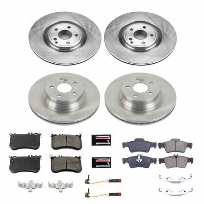 PowerStop Power Stop 12-18 Mercedes-Benz CLS550 Front & Rear Autospecialty Brake Kit KOE6885
