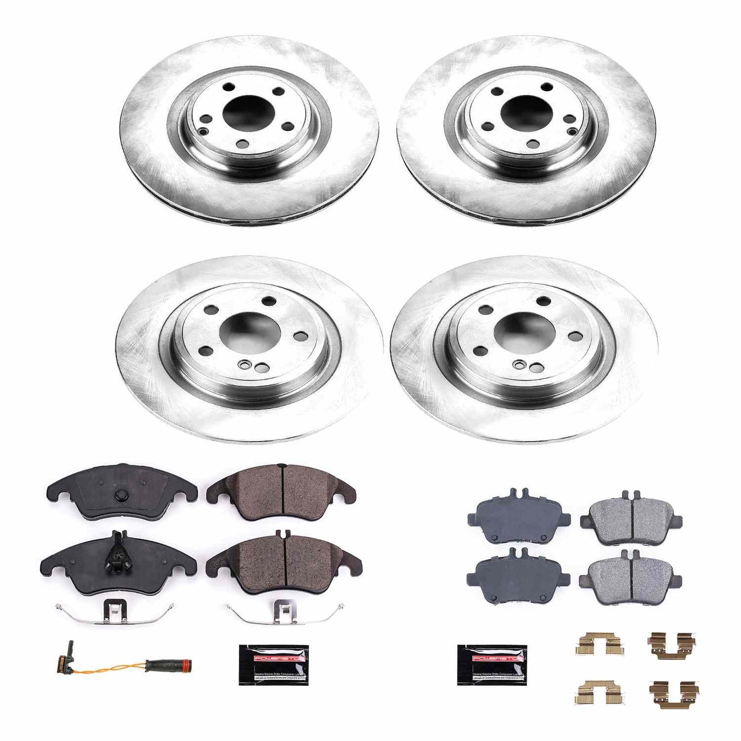 PowerStop Power Stop 2018 Mercedes-Benz SLC300 Front & Rear Autospecialty Brake Kit KOE6891