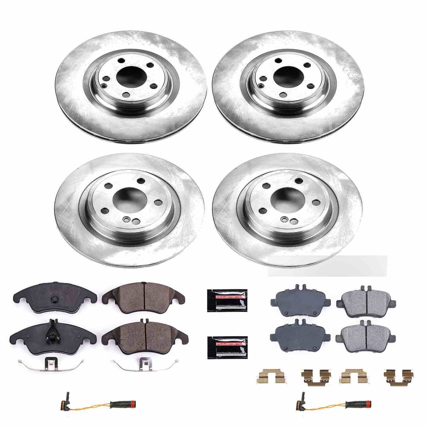 PowerStop Power Stop 2017 Mercedes-Benz SLC300 Front & Rear Autospecialty Brake Kit KOE6892