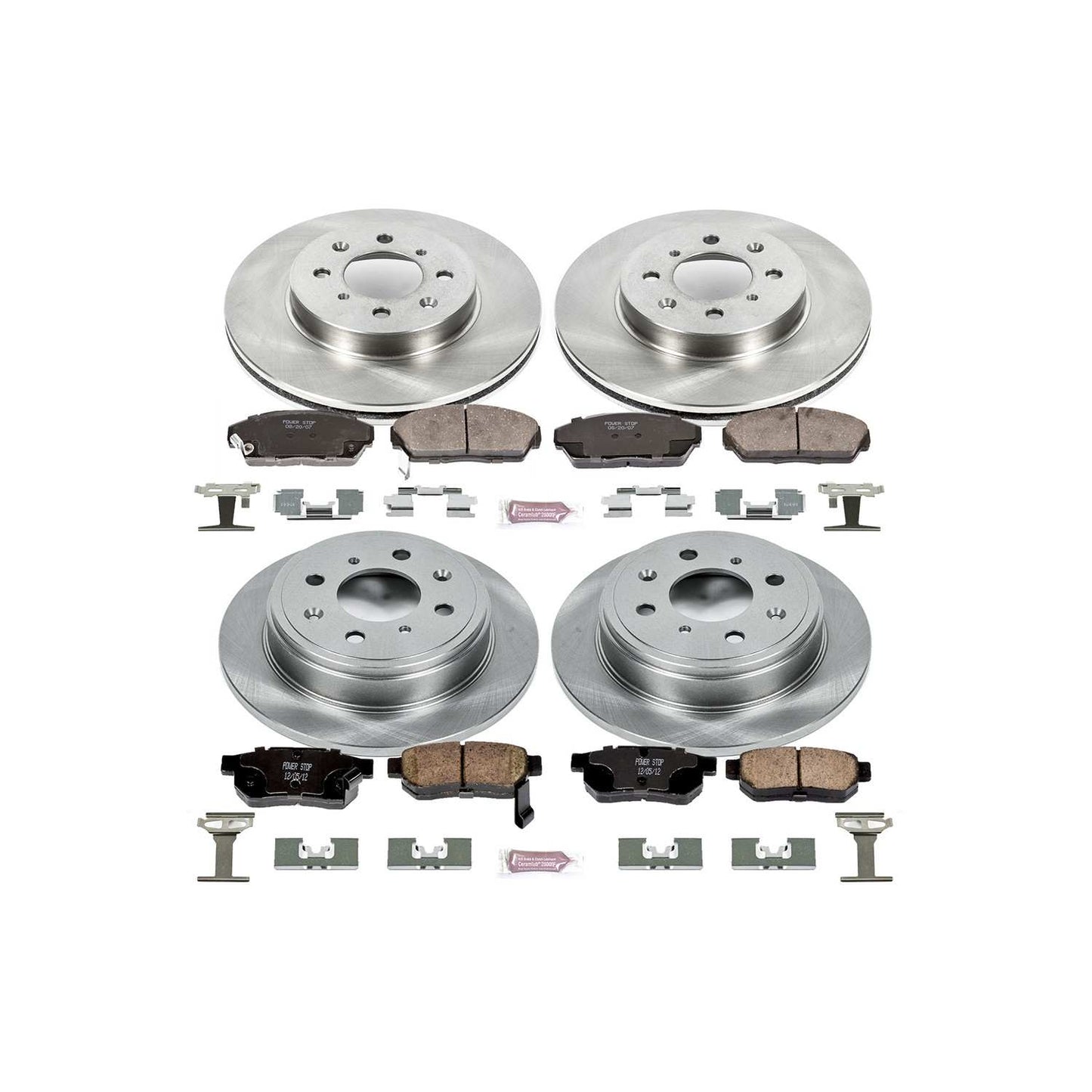 PowerStop Power Stop 90-93 Acura Integra Front & Rear Autospecialty Brake Kit KOE689