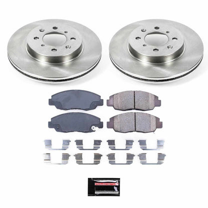 PowerStop Power Stop 96-05 Honda Civic Front Autospecialty Brake Kit KOE690