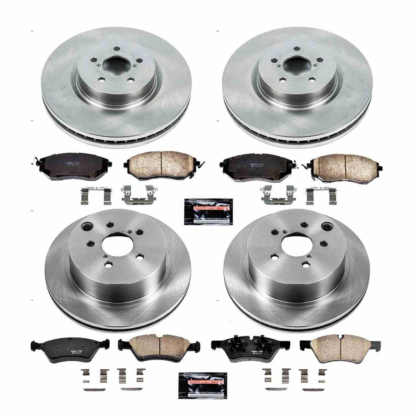 PowerStop Power Stop 14-18 Subaru Forester Front & Rear Autospecialty Brake Kit KOE6931