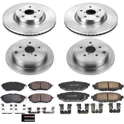 PowerStop Power Stop 15-19 Subaru WRX Front & Rear Autospecialty Brake Kit KOE6932