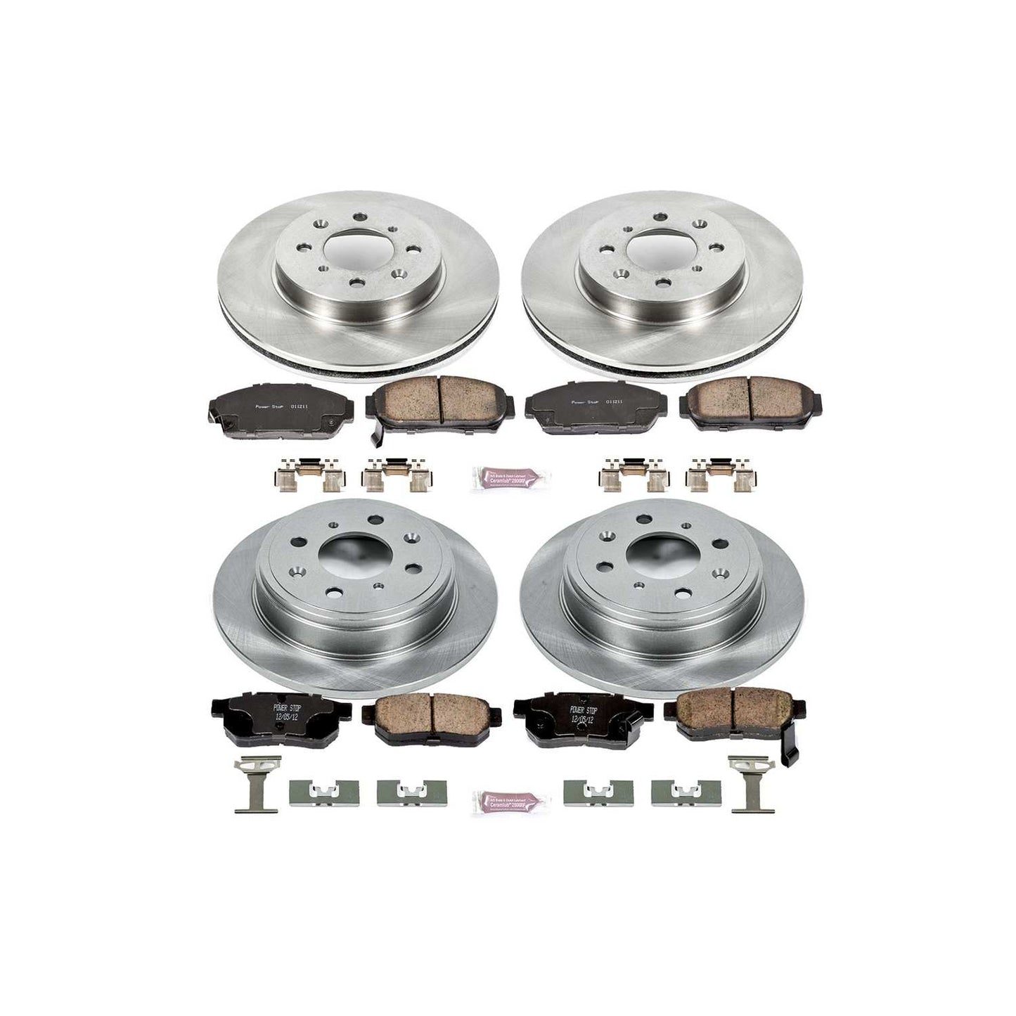 PowerStop Power Stop 94-01 Acura Integra Front & Rear Autospecialty Brake Kit KOE693