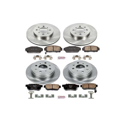 PowerStop Power Stop 94-01 Acura Integra Front & Rear Autospecialty Brake Kit KOE693