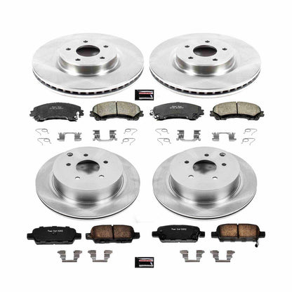 PowerStop Power Stop 14-17 Infiniti Q50 Front & Rear Autospecialty Brake Kit KOE6943