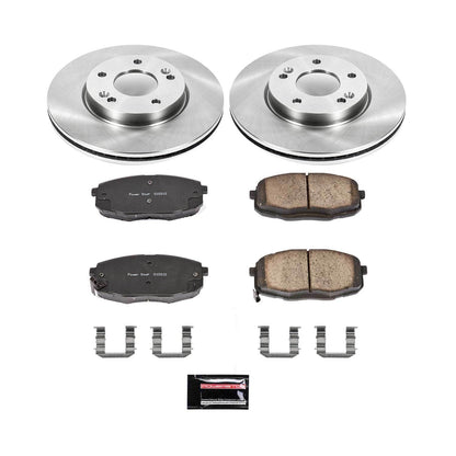 PowerStop Power Stop 14-16 Kia Soul Front Autospecialty Brake Kit KOE6946