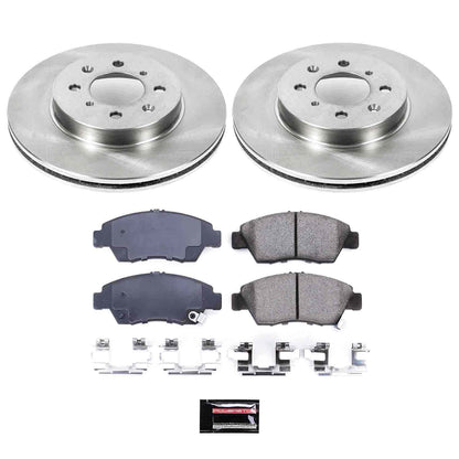 PowerStop Power Stop 93-95 Honda Civic Front Autospecialty Brake Kit KOE694