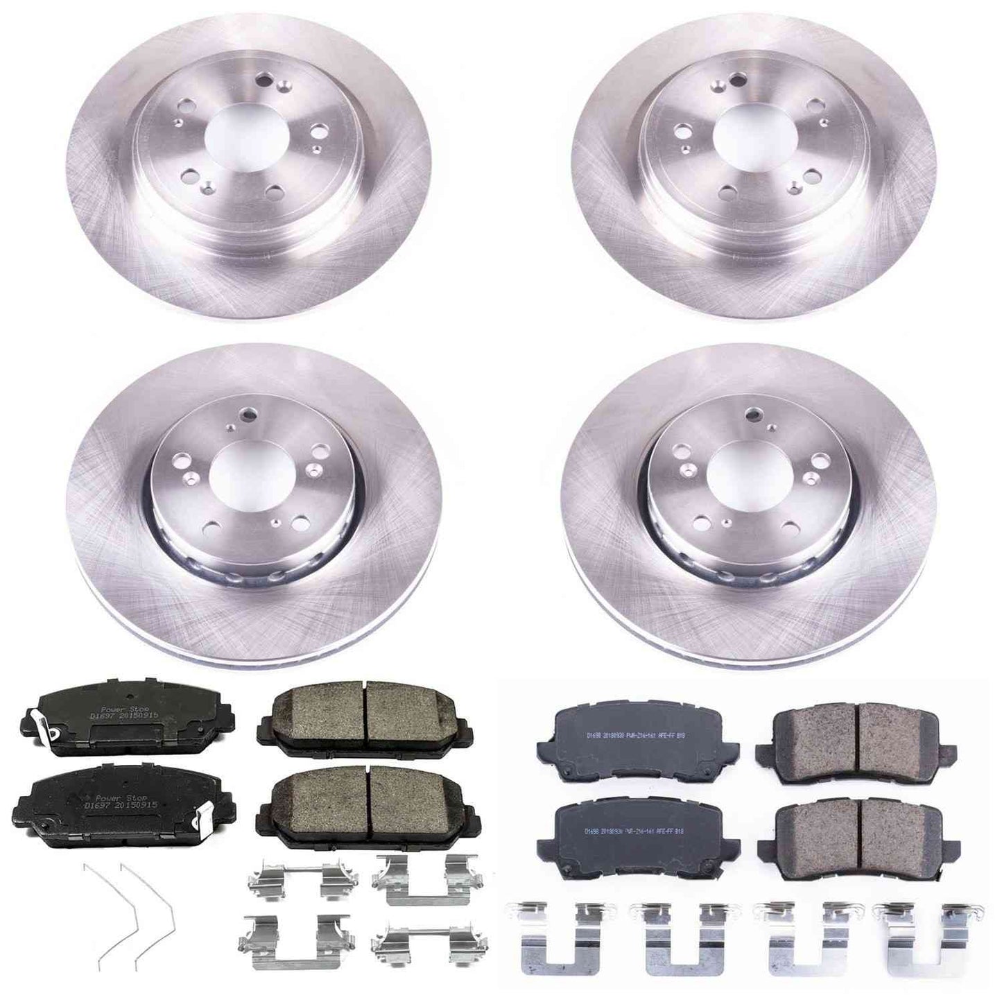 PowerStop Power Stop 14-19 Acura RLX Front & Rear Autospecialty Brake Kit KOE6954