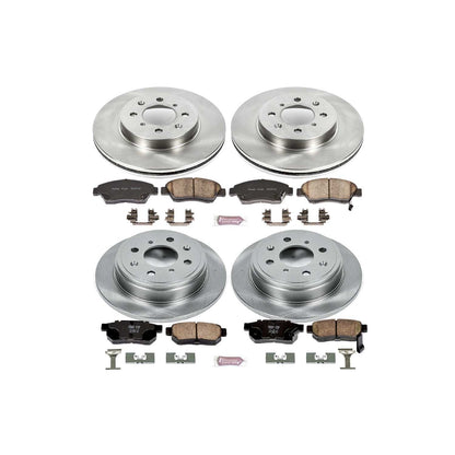 PowerStop Power Stop 94-97 Honda Civic del Sol Front & Rear Autospecialty Brake Kit KOE695